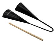 Agogo Duplo Profissional Preto Liverpool