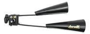 Agogo Grande Preto Com Clamp Para Percussão Kit Torelli