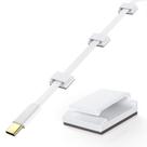 AGPTEK Presilhas Adesivas para Cabo Ethernet 100 Unidades Brancas AGPTEK Presilhas Adesivas para Cabo Ethernet 100 Unidades Brancas