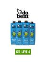 Agua de coco integral do bem 1l - kit 4 unidades