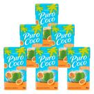 Água de Coco Puro Coco Maracujá Maguary 180ml 6 Unidades