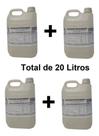 Água Desmineralizada Deionizada 20 Litros Alto Grau Pureza em 4 embalagens de 5 litros