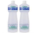 Água Destilada Sem Perfume, 1 Litro 2 Unidades Água Destilada Sem Perfume, 1 Litro 2 Unidades