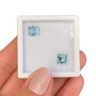 Água Marinha Azul Princess Par 2,74ct