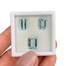 Água Marinha Baguete SET 10,59ct Água Marinha Baguete SET 10,59ct