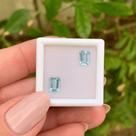 Água Marinha EmeraldCut Par 1,58ct