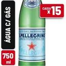 Água Mineral San Pellegrino Com Gás Garrafa Vidro 750ml Caixa c 15 un
