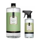 Agua Perfumada Tecidos + Refil 1 Litro Capim Limão Via Aroma