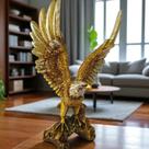Aguia Estátua Decoração Rack Estante Mesa Escritório Luxo