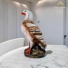 Águia Gavião Espanta Pombos Maritaca Gesso 36 Cm - AVB DECOR