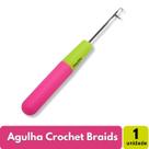 Agulha com Gancho de Trava Para Crochet Braids, Dreads, Entrelace e Apliques Afros Agulha com Gancho de Trava Para Crochet Braids, Dreads, Entrelace e Apliques Afros