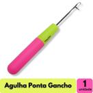 Agulha com Ponta Gancho de Trava Para Crochet Braids, Dreads, Entrelace e Apliques Afros