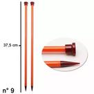 Agulha de Tricô Plástica Cabo Longo 9,0mm - Circulo