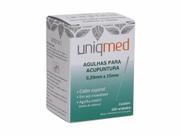 Agulhas para Acupuntura - 0,20x15mm - 100un - Uniqmed
