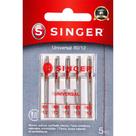 Agulhas para Máquina de Costura SINGER 04735 Universal 80/12 Pacote com 5