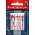 Agulhas para máquinas de costura Singer Universal Heavy Duty, pacote com 2 Agulhas para máquinas de costura Singer Universal Heavy Duty, pacote com 2