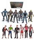 Ai-Fun Conjunto de 12 Figuras de Ação Zumbi Morto VS Mercenário, Soldados Lutando com Figuras de Horror, Cenário de Batalha Zumbi para Crianças Ai-Fun Conjunto de 12 Figuras de Ação Zumbi Morto VS Mercenário, Soldados Lutando com Figuras de Horror, Cenário de Batalha Zumbi para Crianças