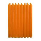 Aib vela palito tradicional kilo 18cm laranja granel