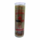 Aib vela pvc 7 dias marrom 14cm 220g votiva anti chama - un