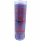 Aib vela pvc 7 dias roxa 14cm 220g votiva anti chama - un