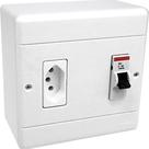 Air Box Sobrepor Perlex Tom+disj Din 20a 250v~ Branco