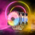 Air cooler rgb para processador intel amd 3 ventoinhas cpu Air cooler rgb para processador intel amd 3 ventoinhas cpu