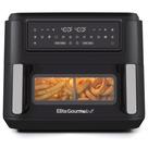 Air Fryer Elite Gourmet EAF1055D 11L - Dual Zone 1600W - Preto Air Fryer Elite Gourmet EAF1055D 11L - Dual Zone 1600W - Preto