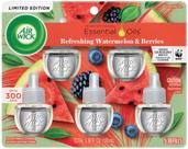Air Wick Plug in, reabasteça com óleo perfumado, melancia fresca e frutas vermelhas