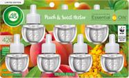 Air Wick Plug in refil de óleo perfumado de pêssego e néctar doce de 7 quilates