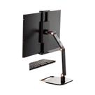 Ajustável 360 graus Suporte De Monitor Portátil Para Tablet De 12 a 17,3 Polegadas, Suporte Giratório
