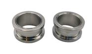 Alargador Grande Aço 12mm a 20mm Prateado 1 par(2 unidades) Alargador Grande Aço 12mm a 20mm Prateado 1 par(2 unidades)