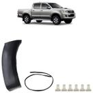Alargador Parachoque Dianteiro Hilux Pickup Sr 2005 2006 2007 2008 2009 2010 2011 Preto