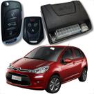 Alarme automotivo linha citroen com chave canivete e bloqueador veicular completo fk902 cr941 cr730