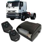 Alarme caminhões auto 12v e 24v fks fk902 2 controles linha pesada corta ignição bloqueador e trava
