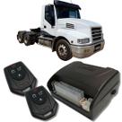Alarme caminhões auto 12v e 24v fks fk902 2 controles linha pesada corta ignição bloqueador e trava