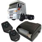 Alarme caminhões auto 12v e 24v fks fk902 2 controles linha pesada corta ignição bloqueador e trava