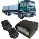 Alarme caminhões auto 12v e 24v fks fk902 2 controles linha pesada corta ignição bloqueador e trava