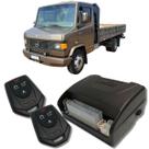 Alarme caminhões auto 12v e 24v fks fk902 2 controles linha pesada corta ignição bloqueador e trava