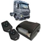 Alarme caminhões auto 12v e 24v fks fk902 2 controles linha pesada corta ignição bloqueador e trava