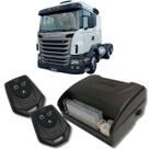 Alarme caminhões auto 12v e 24v fks fk902 2 controles linha pesada corta ignição bloqueador e trava