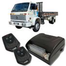 Alarme caminhões auto 12v e 24v fks fk902 2 controles linha pesada corta ignição bloqueador e trava