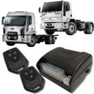 Alarme caminhões auto 12v e 24v fks fk902 2 controles linha pesada corta ignição bloqueador e trava