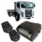 Alarme caminhões auto 12v e 24v fks fk902 2 controles linha pesada corta ignição bloqueador e trava