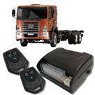 Alarme caminhões auto 12v e 24v fks fk902 2 controles linha pesada corta ignição bloqueador e trava