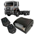 Alarme caminhões auto 12v e 24v fks fk902 2 controles linha pesada corta ignição bloqueador e trava