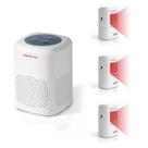 Alarme com detector de movimento Ranxinyuan Barking Sound Home Security