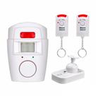 Alarme Sem Fio Residencial Sensor De Presença Sirene À Pilha Com 2 Controles