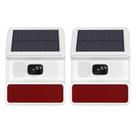 Alarme solar de sensor de movimento externo Hapippofa com som e luz