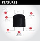 Alarme sonoro CDI TORQUE PRODUCTS Ingram Piezo para aeróbica