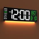 Alarme temporizador RGB digital Clock JALL 16" para montagem na parede